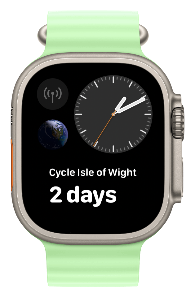 Watch That Date Apple Watch screenshot showing a countdown detail